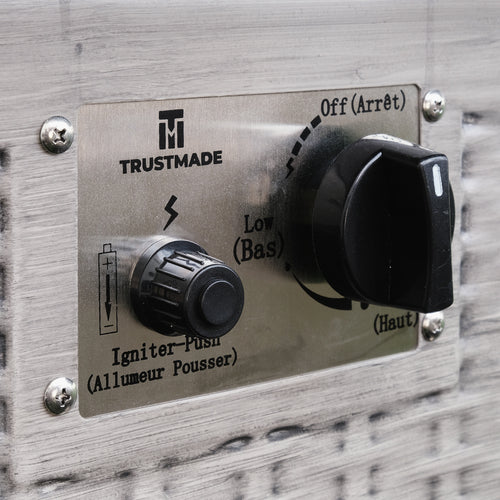 Upland 28â€?Slat Top Gas Fire Pit